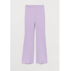 Purple Lilac Lavender Violet Flare Leg Slit Jazz Pants NWT